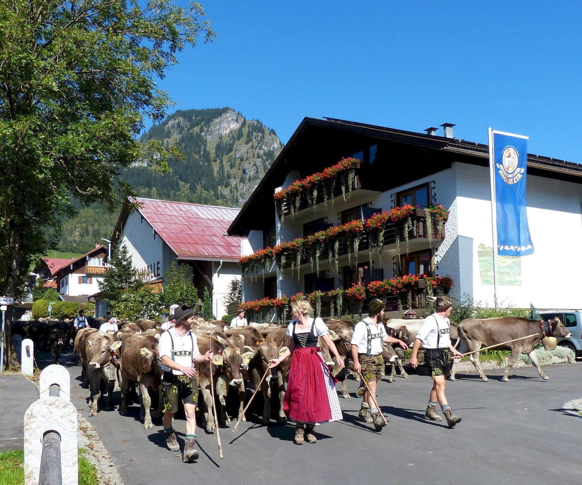 באד הינדלאנג Hotel Restaurant Amadeus - Inclusive Skipass Und Vieles Mehr מראה חיצוני תמונה